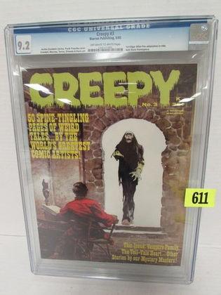 Creepy #3 (1965) Warren Publishing Frazetta Cover Gorgeous Cgc 9.2