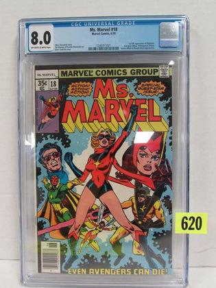 Ms. Marvel #18 (1978) Key 1st Full App. Mystique Cgc 8.0