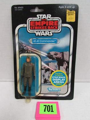 Vintage 1980 Star Wars Esb At-at Commander 45-back Moc