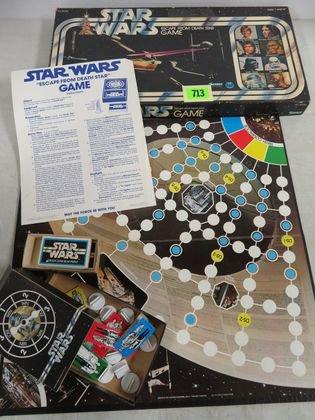 Vintage 1977 Kenner Star Wars Escape From The Death Star Board Game, Complete