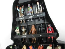 Vintage Darth Vader Case W/ (31) Vintage Star Wars Figures