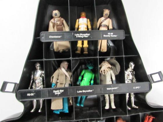 Vintage Darth Vader Case W/ (31) Vintage Star Wars Figures