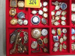 Case Lot of 85 Assorted Antique & Vintage Watches and Time Pieces