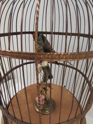 Rare ca. 1900's J. Phalibois Paris Automaton Bird Cage (British Aristocracy Provenance)