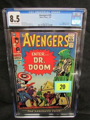Avengers #25 (1966) Classic Doctor Doom Cover Jack Kirby Cgc 8.5