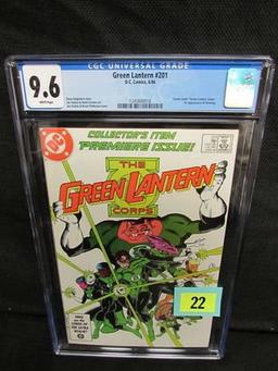 Green Lantern #201 (1986) Key 1st Appearance Of Kilowog Cgc 9.6