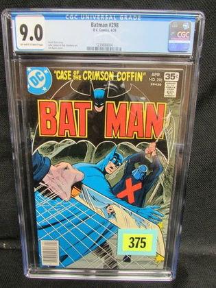 Batman #298 (1978) Jim Aparo Cover Cgc 9.0