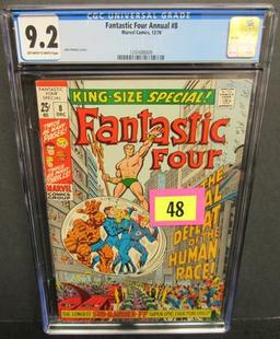 Fantastic Four Annual #8 (1970) John Romita High Grade Cgc 9.2