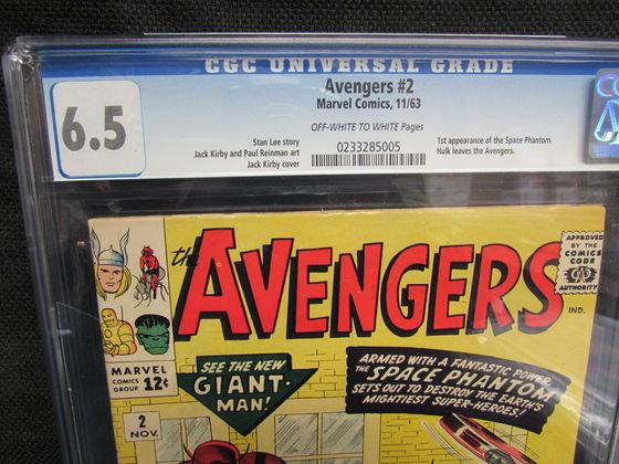 Avengers #3 (1963) Key 1st Appearance Space Phantom, Hulk Leaves Cgc 6.5
