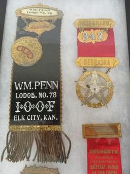 Excellent Grouping of Antique Lodge Badges