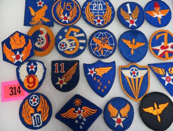 Collection of 20 WWII Air Corps Patch