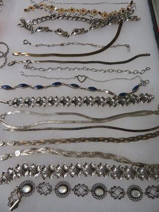 Case Lot of Vintage Sterling Silver Jewelry