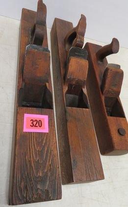 Lot of (3) Antique Wood Working Planes, Inc. Ohio Tool