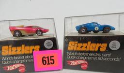 Lot of (2) Hot Wheels Sizzlers, MIB