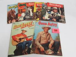 Lot (8) Golden/ Silver Age Dell Gene Autry Comics