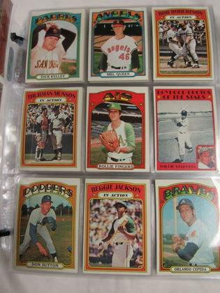 Lot (400+) 1972 Topps Baseball Cards W/ Stars