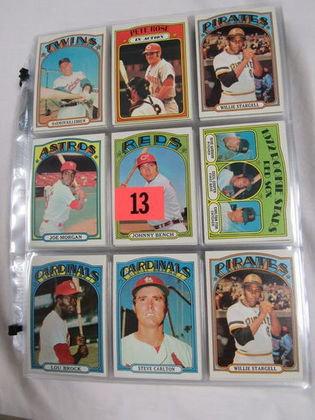 Lot (400+) 1972 Topps Baseball Cards W/ Stars