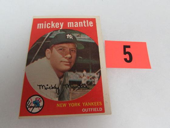 1959 Topps #10 Mickey Mantle