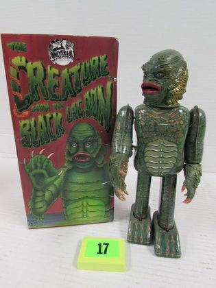 Robot House Creature From Black Lagoon Tin 8" Wind-up Mib