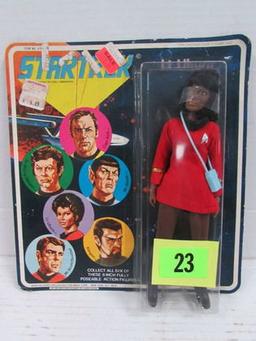 Vintage 1974 Mego Star Trek Lt. Uhara Figure Sealed Moc