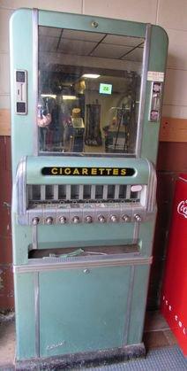 Antique Art Deco National Coin-op 6ft. Cigarette Machine