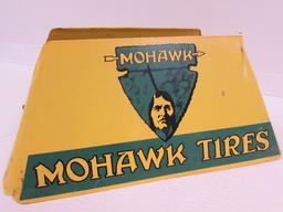 Vintage Mohawk Tires Dbl. Sided Metal Tire Rack Display Stand