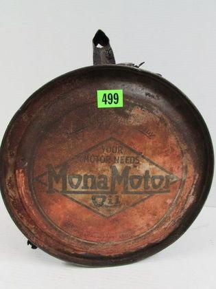 Antique Mona Motor Oil 5 Gallon Rocker Can Rare