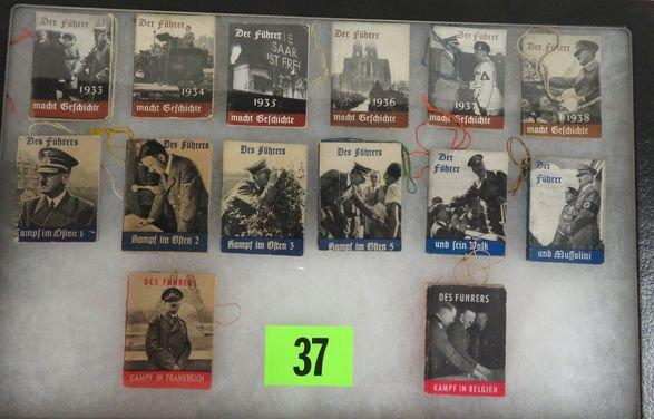 Lot of (8) Nazi WHW/ Winter's Relief "Hitler" Prize Booklets
