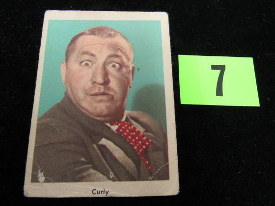 Three Stooges 1959 Curly Card #1.