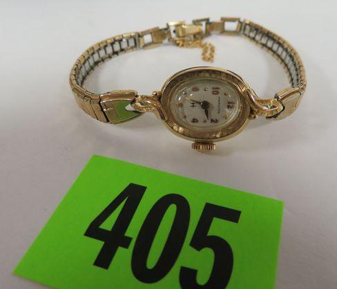 Vintage Hamilton 14K Gold Ladies Wrist Watch