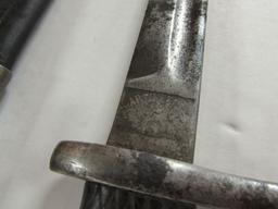 Excellent Model 1916 Artillery Spanish Mauser Bayonet W/ Scabbard