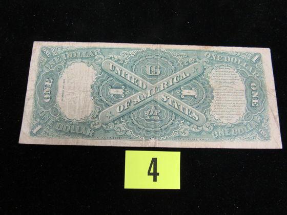 1917 Us $1 Large Sized Red Seal Note