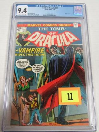 Tomb Of Dracula #17 (1974) Blade Appears High Grade Cgc 9.4