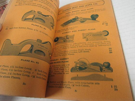 Rare 1905 Stanley Rule & Level Co. Tool Catalog