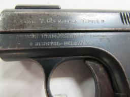 Rare Model 1908 Pieper Bayard 7.65 Pocket Pistol