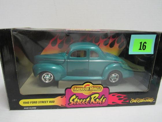 American Muscle 1:18 Diecast 1940 Ford Street Rod Mib