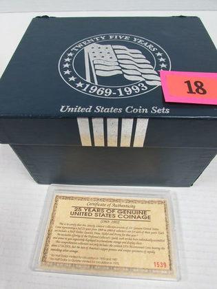 1969-1993 United States Coin Sets