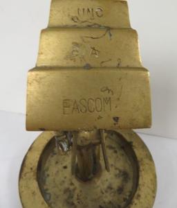 Unusual WWII Era Officers Brass Ashtray