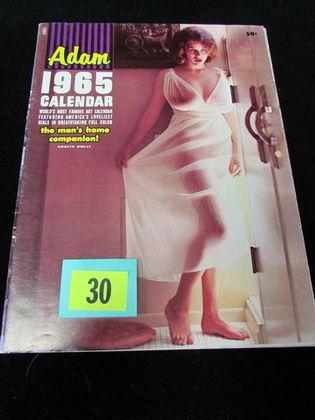 Adam Magazine (1965) Fold Out Pin-up Calandar