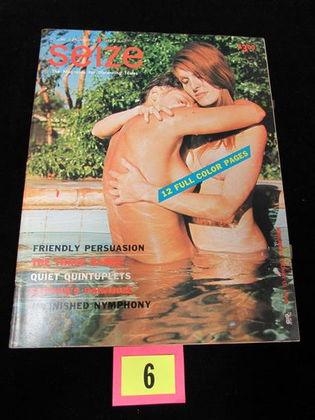 Vintage 1968 Seize Vol. 2, #3 Men's Pin-up/ Girlie Obscure Magazine