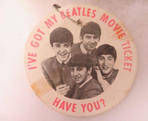 Collection of 1960s Beatles Items Inc. "A Hard Day's Night" Ticket Stub