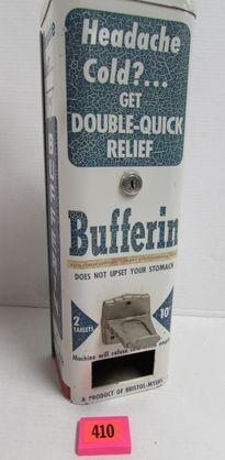 Vintage 1950's/60's Bufferin 10 Cent Coin Operated Machine