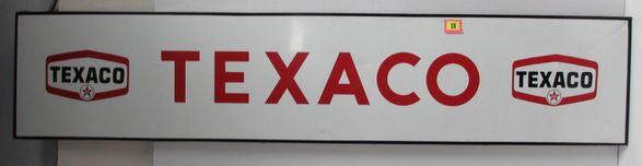 Vintage Texaco Metal Sign 15 X 72"