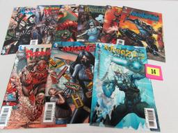 Lot (10) Dc New 52 Lenticular 3-d Covers