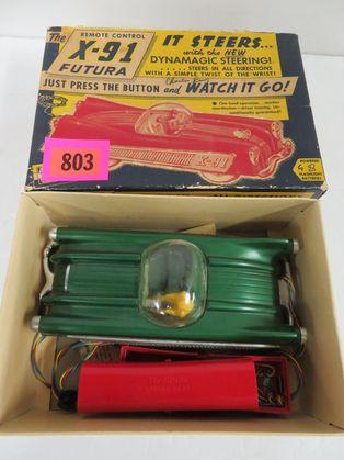 Vintage X-91 Futura Remote Control Car in Orig Box