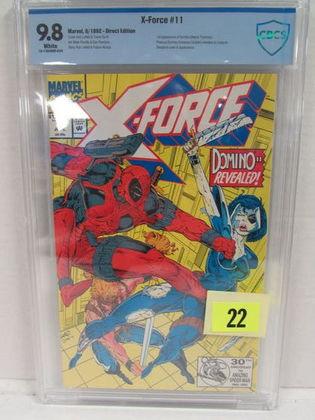 X-force #11 (1992) Key 1st Appearance Domino Cbcs 9.8