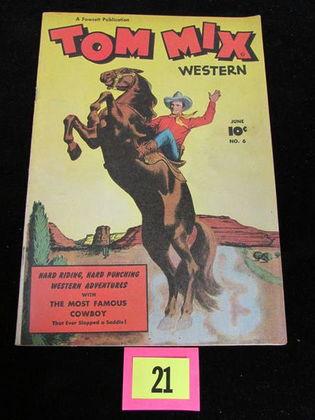 Tom Mix Western #6 (1948) Golden Age Fawcett