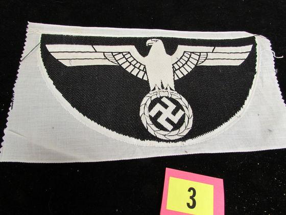 Wwii Nazi German Sports Eagle Cloth Patch 5.75 X 10.75"