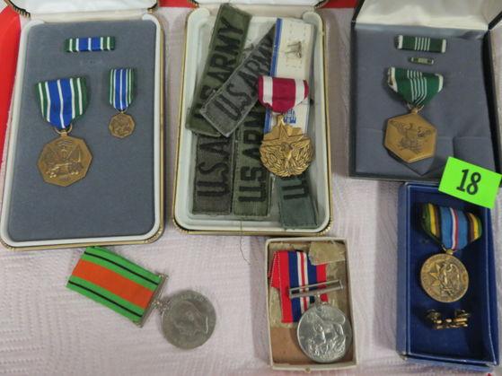 Grouping of Asst. US Military Insignia, Medals, Pins, Etc.