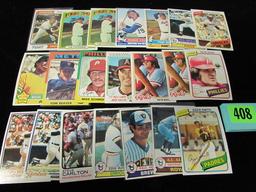 Lot (21) 1970's Topps Super Stars/ Hof's